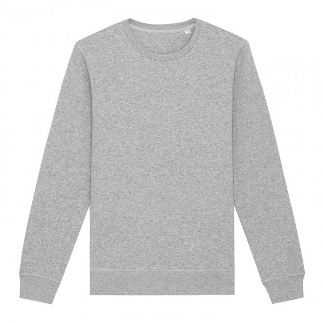 SWEAT MIXTE COL ROND S/S® PERSONNALISABLE 'ROLLER' - heather grey