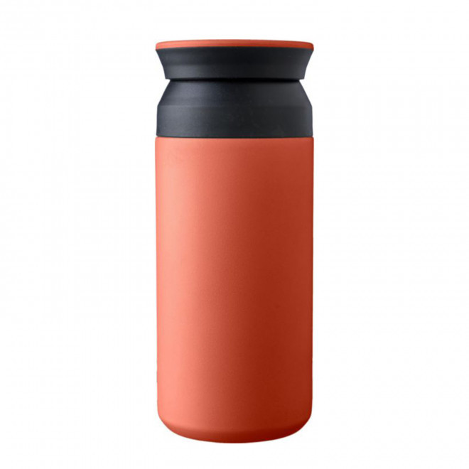 MUG ISOTHERME PERSONNALISABLE EN ACIER 350ML 'GWENO' - rouge