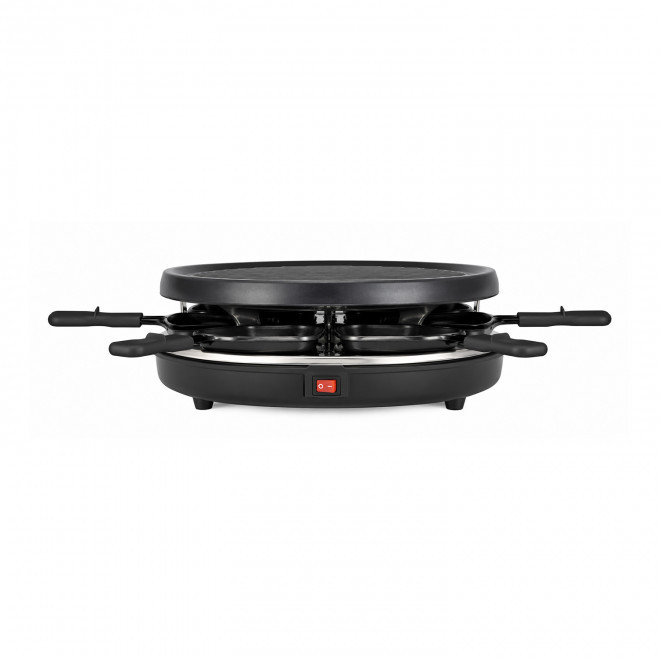 APPAREIL A RACLETTE 6 PERSONNES PERSONNALISE 'MAROI' - noir