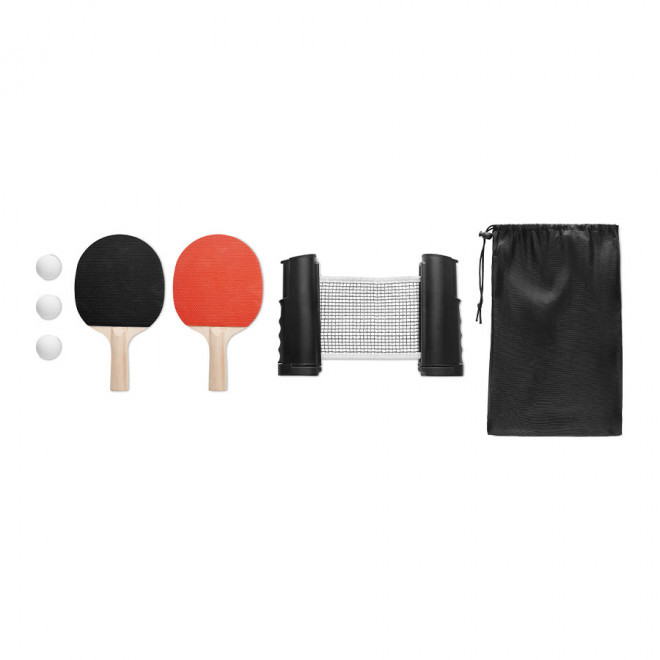 JEU DE TENNIS DE TABLE À PERSONNALISER 'GLADA' - noir