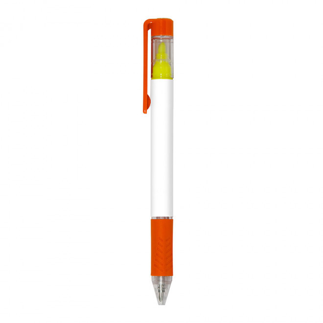 STYLO SURLIGNEUR PERSONNALISÉ 'BERGUI' - orange
