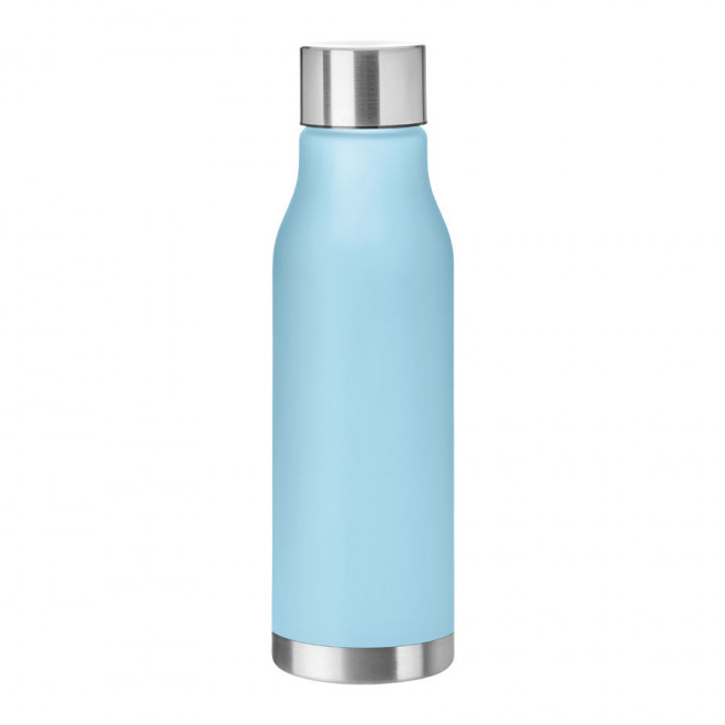 BOUTEILLE PUBLICITAIRE EN RPET 'LOUSIR' - bleu transparent