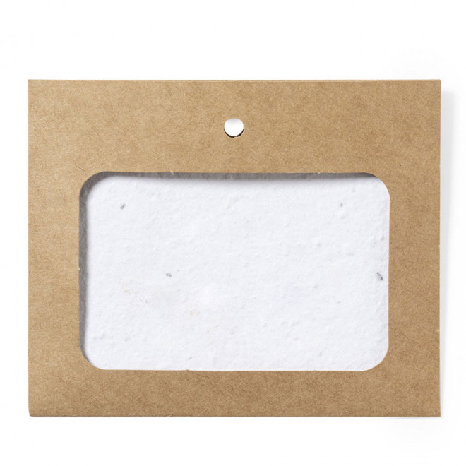 BADGE PERSONNALISÉ ENSEMENCÉ 'BLAKE' - naturel