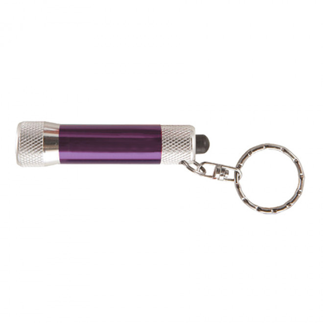 PORTE-CLES LAMPE PUBLICITAIRE 'VISTA PLUS' - violet