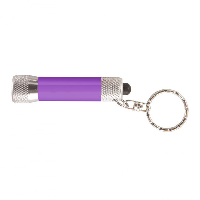 PORTE-CLES LAMPE PUBLICITAIRE 'VISTA PLUS' - violet clair