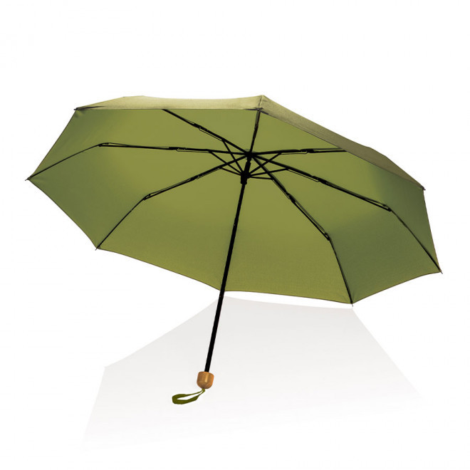 PARAPLUIE PERSONNALISE RPET IMPACT 'MINI YORK' - vert
