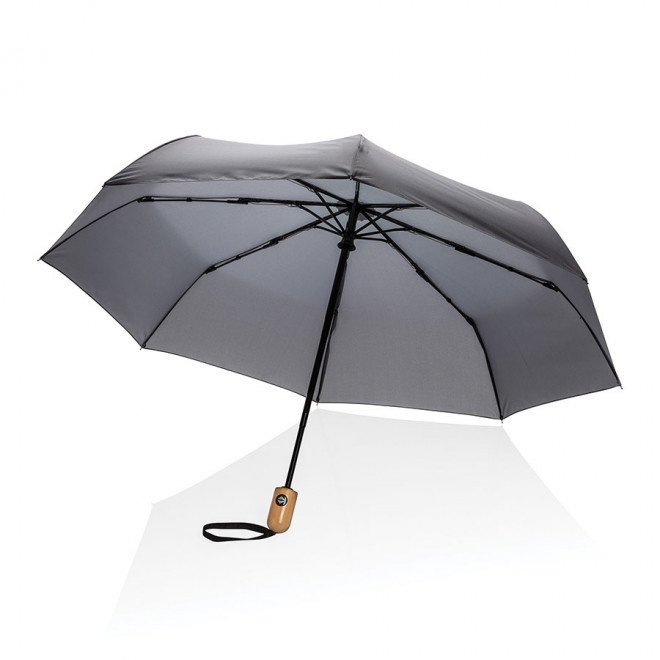 PARAPLUIE PERSONNALISE AUTO RPET IMPACT 'NORTH YORK'  - antracite