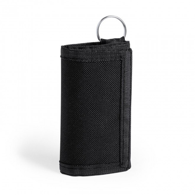 PORTE CLES PORTE MONNAIE PERSONNALISABLE 'CHIPEUR' - noir