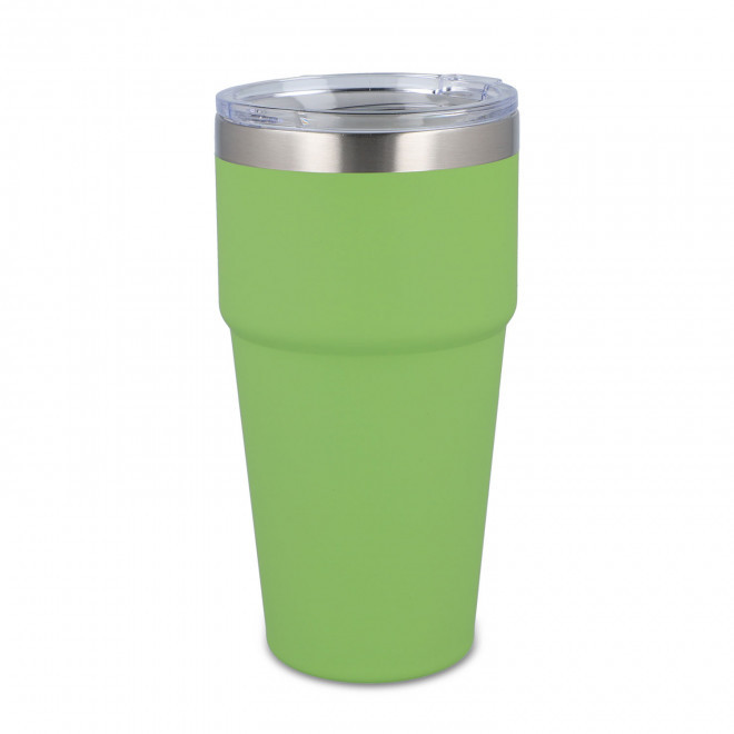MUG ISOTHERME PERSONNALISE INTERIEUR CERAMIQUE 'STODO' - vert clair