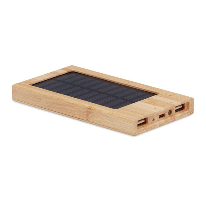 BATTERIE SOLAIRE PERSONNALISABLE 4000 MAH 'FUDO' - bois
