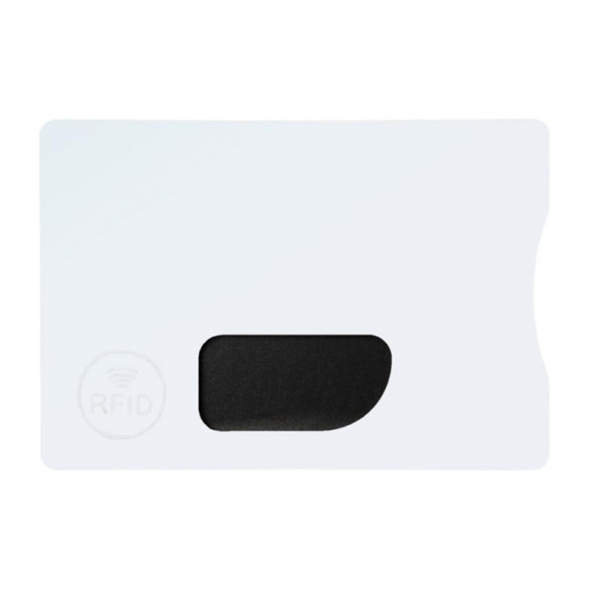 PORTE-CARTES PROMOTIONNEL ANTI-RFID 'ENSURE'  - blanc