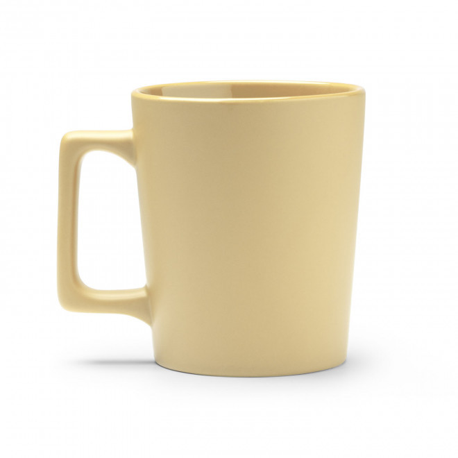 MUG CERAMIQUE 400ML PERSONNALISE 'LOKDU' - jaune