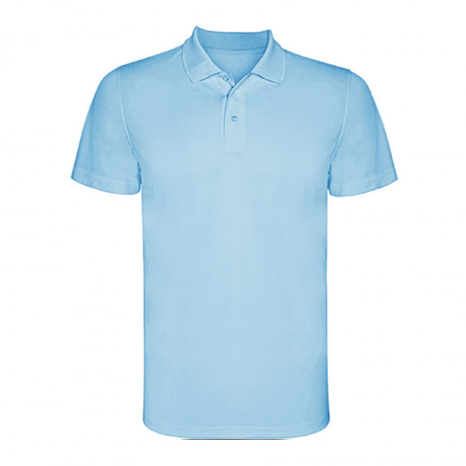 POLO PERSONNALISÉ SPORT 'MONZHA' - bleu ciel