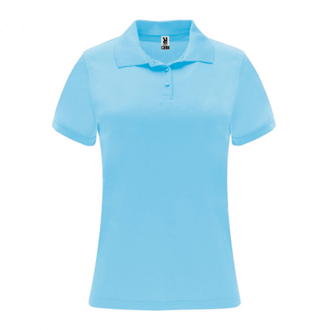 POLO PERSONNALISÉ FEMME 'MONZHA' - bleu ciel