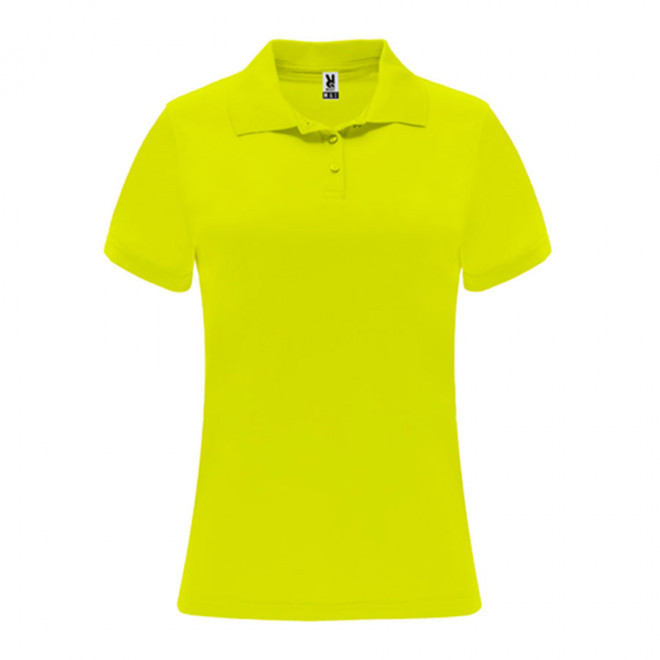 POLO PERSONNALISÉ FEMME 'MONZHA' - jaune fluo
