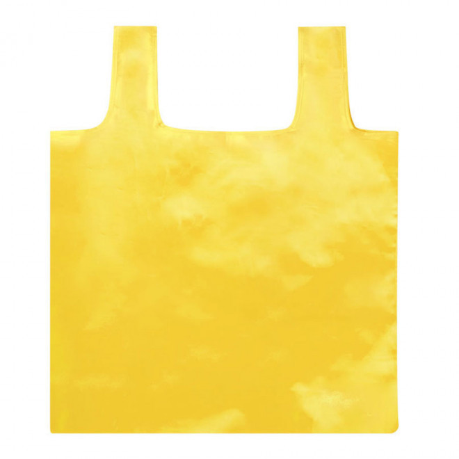 SAC PERSONNALISÉ DE COURSES PLIABLE 'POTOSI RPET' - jaune