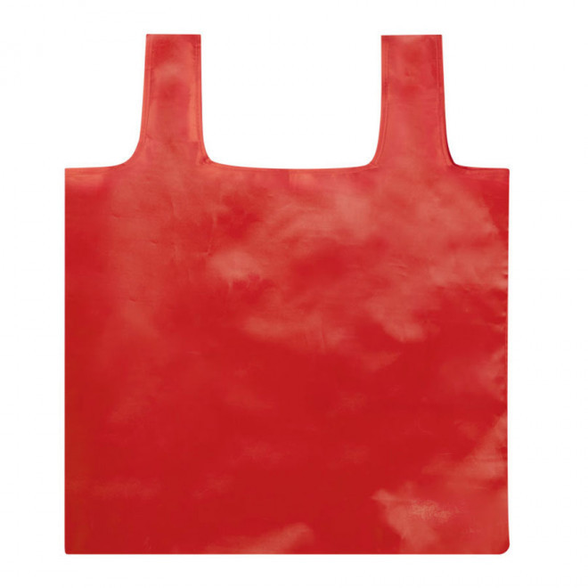 SAC PERSONNALISÉ DE COURSES PLIABLE 'POTOSI RPET' - rouge