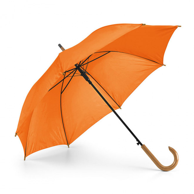 PARAPLUIE PUBLICITAIRE MANCHE CANNE 'DUNDEEMET' - orange