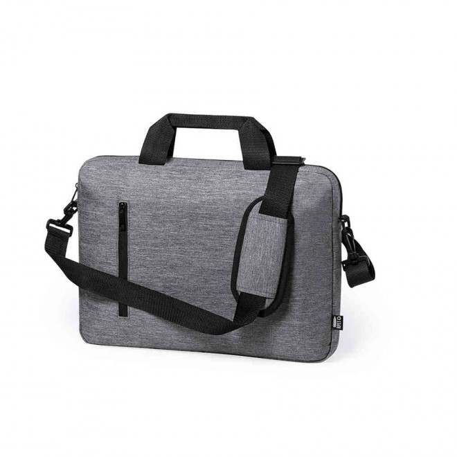 SAC ORDINATEUR 15" PERSONNALISÉ 'KASHAR' - gris