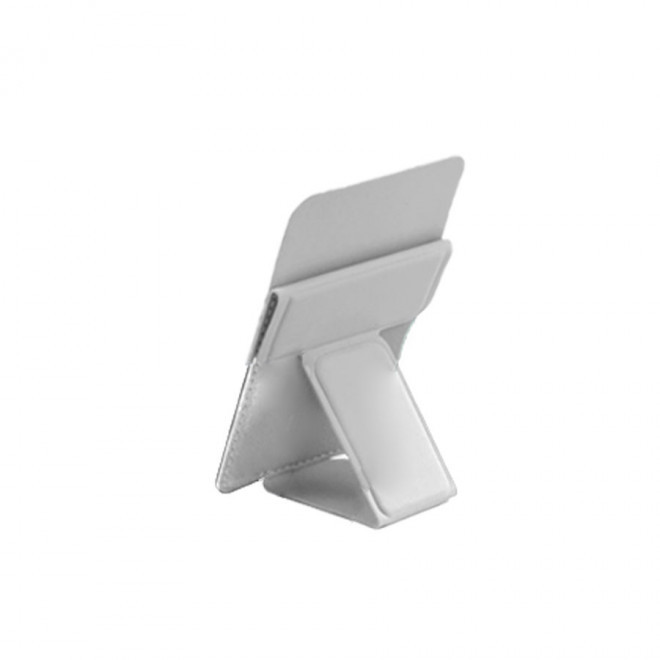 SUPPORT SMARTPHONE PUBLICITAIRE & PORTE-CARTES 'CARDFIX' - gris