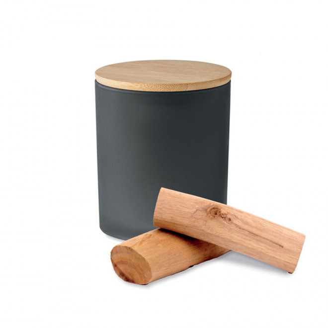 BOUGIE PERSONNALISÉE EN CIRE VÉGÉTALE 'CAPRI' - santal