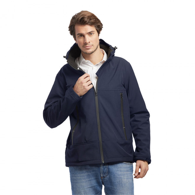 BLOUSON PERSONNALISÉ SOFTSHELL HOMME 'GABOR' - bleu