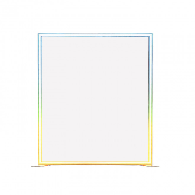 TOTEM PERSONNALISABLE LUMINEUX 'LUMIFRAME COLOR' - 200 x 230 cm