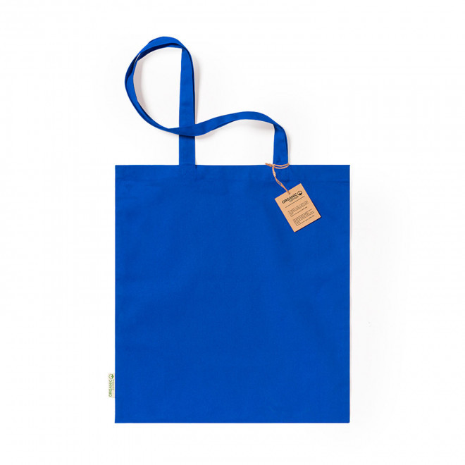 SAC COTON PERSONNALISABLE 140G/M² 'SUNDO BIO' - bleu royal