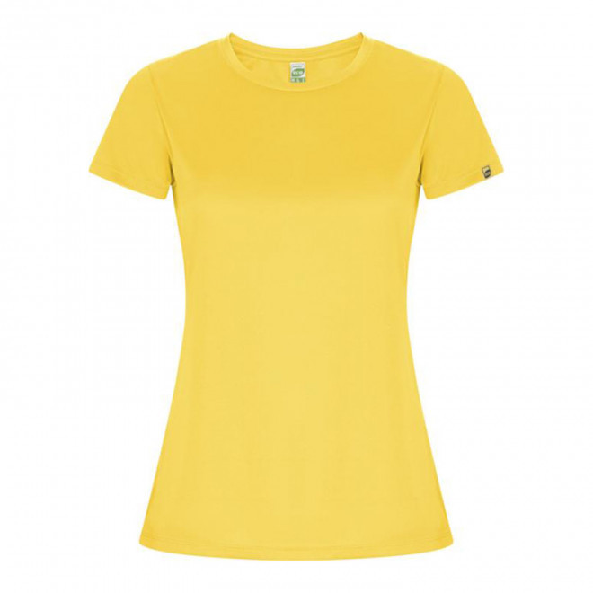RAPIDE 4J - TEE-SHIRT FEMME PERSONNALISE 'LUDO' - jaune