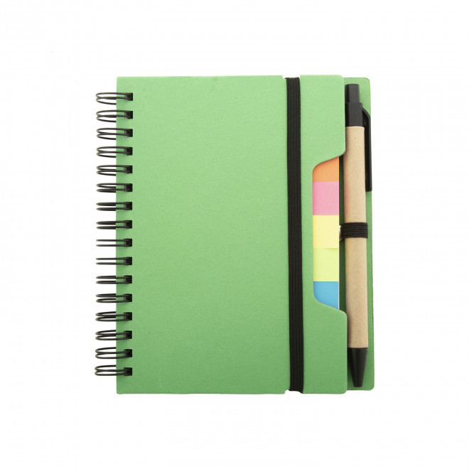 MINI BLOC-NOTES PUBLICITAIRE 'DEBORAH SPIRALE' - vert