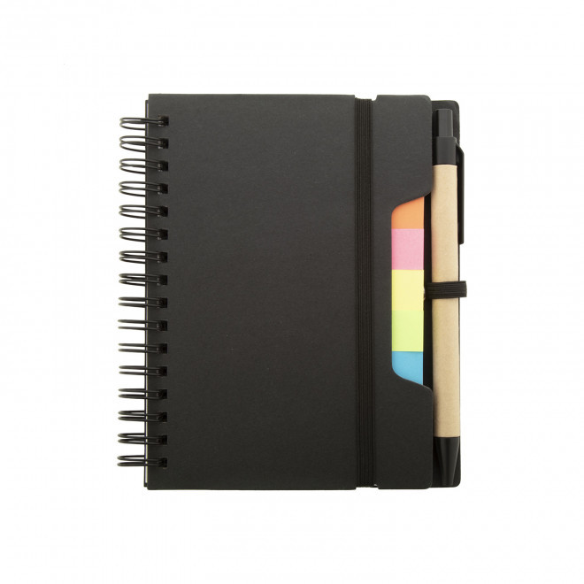 MINI BLOC-NOTES PUBLICITAIRE 'DEBORAH SPIRALE' - noir