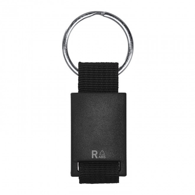 PORTE CLE SANGLE PERSONNALISABLE 'CALETAS RABS' - noir