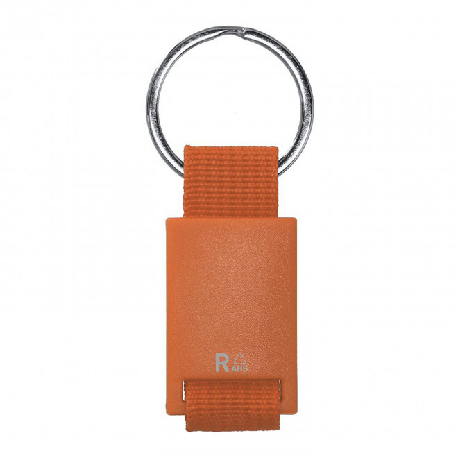 PORTE CLE SANGLE PERSONNALISABLE 'CALETAS RABS' - orange