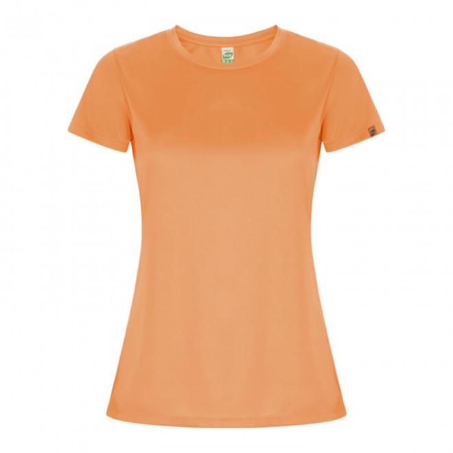 RAPIDE 4J - TEE-SHIRT FEMME PERSONNALISE 'LUDO' - orange fluo