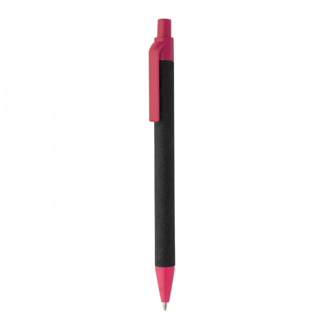 STYLO PUBLICITAIRE 'AMOSIS BLACK' - rose fuchsia