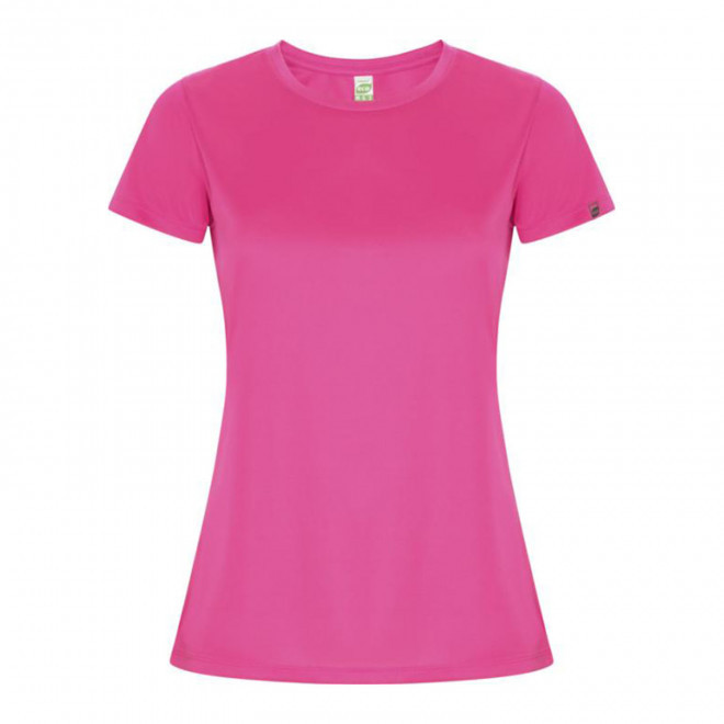 RAPIDE 4J - TEE-SHIRT FEMME PERSONNALISE 'LUDO' - rose fluo