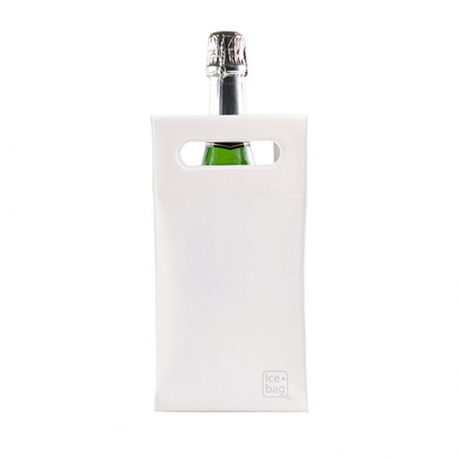 ÉTUI RAFRAICHISSEUR PERSONNALISÉ 'ICE.BAG® SQUARE' - blanc mat