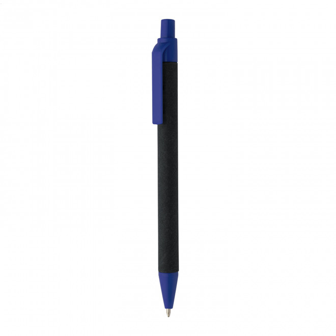 STYLO PUBLICITAIRE 'AMOSIS BLACK' - bleu