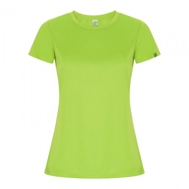 RAPIDE 4J - TEE-SHIRT FEMME PERSONNALISE 'LUDO' - vert fluo