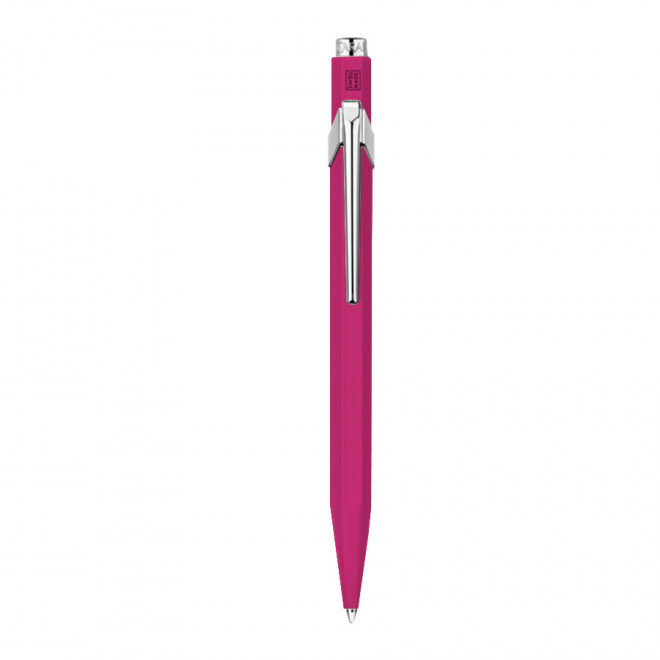 STYLO PERSONNALISÉ À BILLE CARAN D'ACHE® 'CLASSIC LINE' - rose fluo