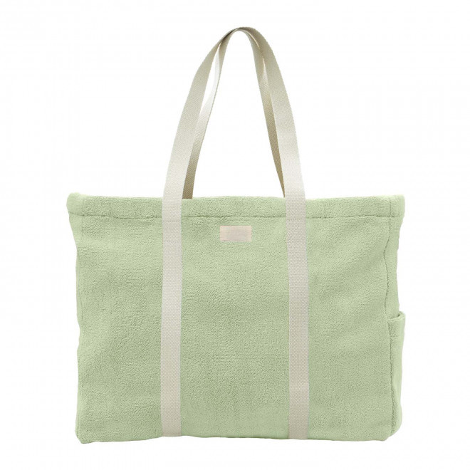 SAC DE PLAGE EN EPONGE PERSONNALISABLE 'GARANCE' - vert