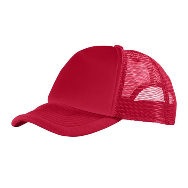 CASQUETTE PERSONNALISABLE TRUCKER 'BULL' - rouge