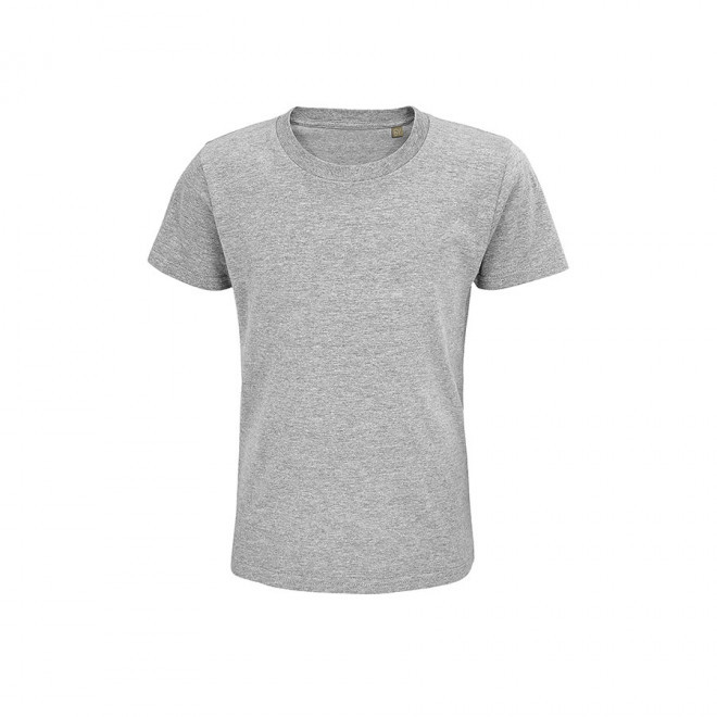 T-SHIRT ENFANT PERSONNALISÉ BIO 'PIONEER KIDS' - gris chiné