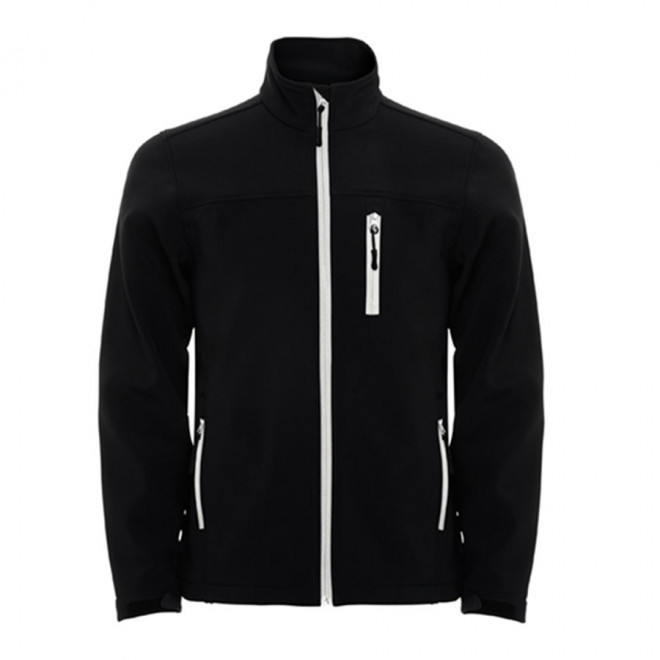 VESTE SOFTSHELL PERSONNALISABLE ENFANT 'ANTARDIDA' - noir