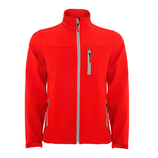 VESTE SOFTSHELL PERSONNALISABLE ENFANT 'ANTARDIDA' - rouge