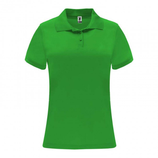 RAPIDE 4J - POLO SPORT FEMME PERSONNALISE 'MONZHA' - vert foncé