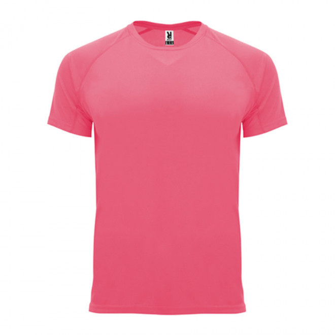 TEE SHIRT SPORT PUBLICITAIRE ENFANT 'ESPORTO' - rose fluo