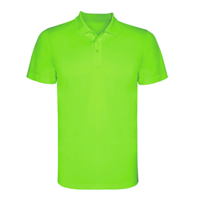 POLO PERSONNALISÉ ENFANT 'MONZHA' - vert fluo