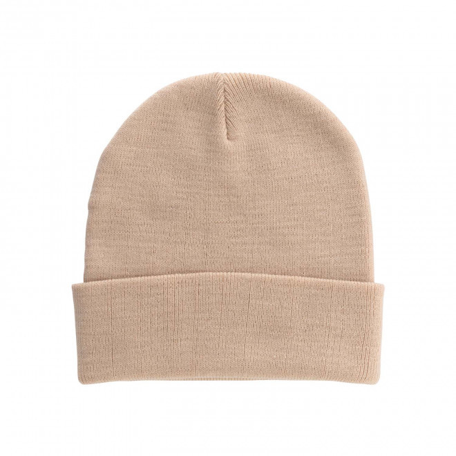 BONNET PERSONNALISÉ LAINE POLYLANA® 'BONETTE' - blanc cassé