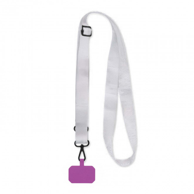 TOUR DE COU TELEPHONE PUBLICITAIRE 'OBLU' - violet